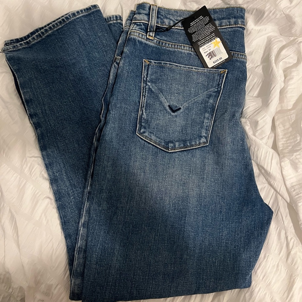 Hudson Holly Jeans Blue Straight-Leg Denim Jeans